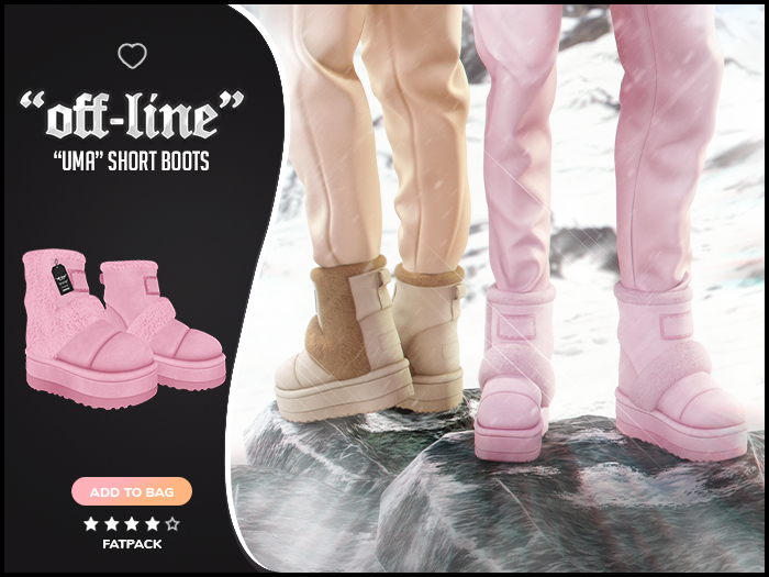 "Off-Line" x "Uma" Boots S / Fatpack