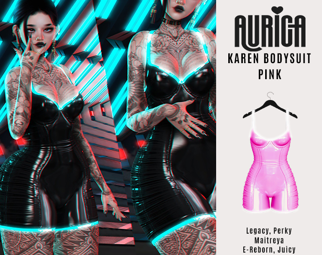 AURICA Karen Bodysuit PINK /ADD ME/