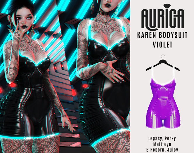 AURICA Karen Bodysuit VIOLET /ADD ME/
