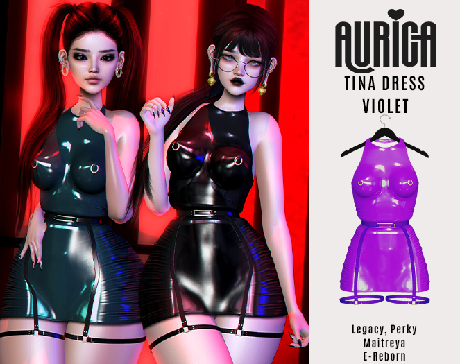 AURICA Tina Dress VIOLET /ADD ME/