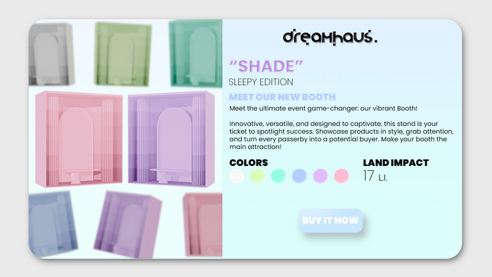 dreamhaus. [B] Shade #SLEEPY