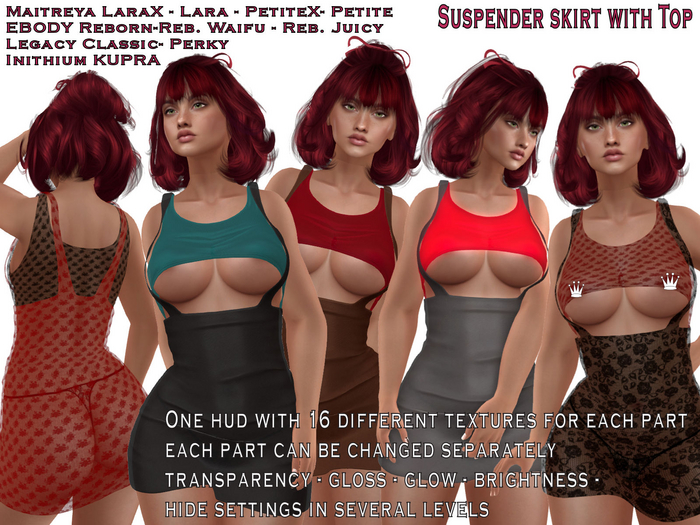 Suspender skirt with Top