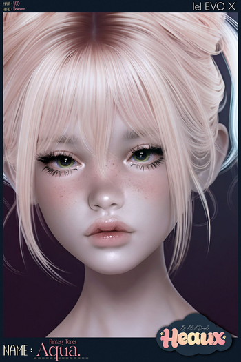 Second Life Marketplace - [Heaux] Aqua [Fantasy] - Python *Velour Tone
