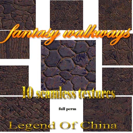Fantasy walkways texture - Purple