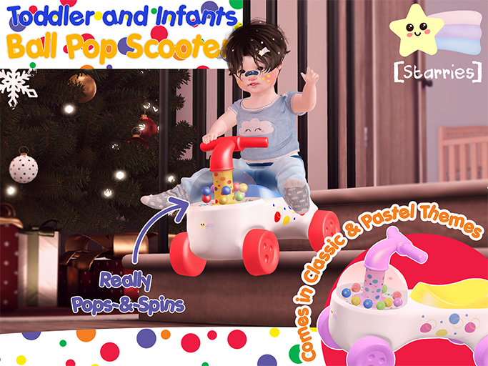 [Starries] Infant & Toddler Ball Scooter