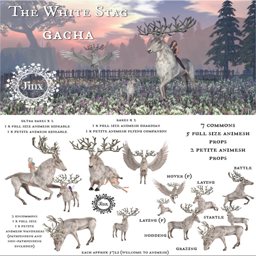 Jinx : White Stag Gacha - Pack  A