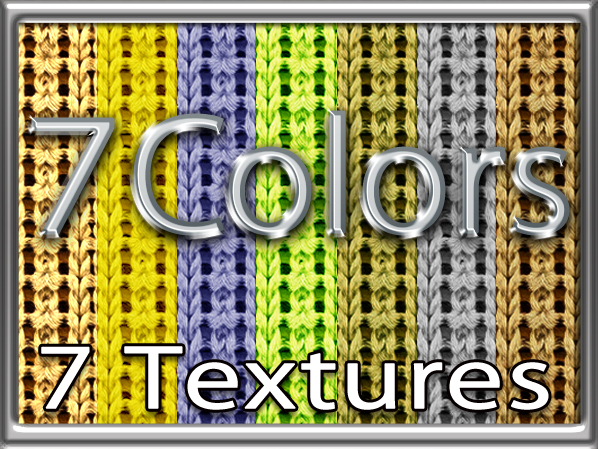 Zoy Texture [ Rustic Knit Raffia Seamless 02 ] 7 Textures