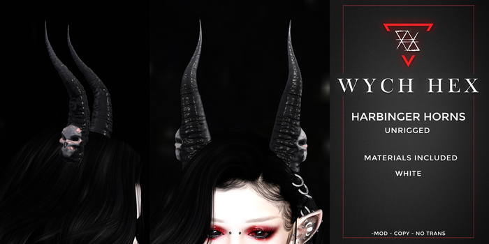 [WH] Harbringer Horns White 