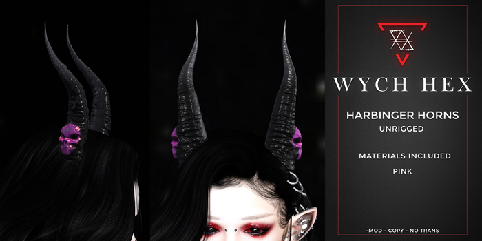 [WH] Harbringer Horns Pink 