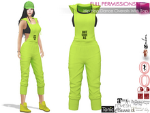 MI962712 Hiphop Dance Overalls With Top