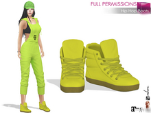 Full Perm Female Hip Hop Boots None Rigged and Rigged Left and Right For Ebody Reborn Legacy Maitreya 5.3 LaraX