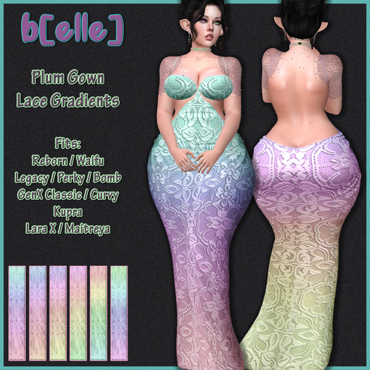 DEMO_b[ELLE] Plum Gown Gradients