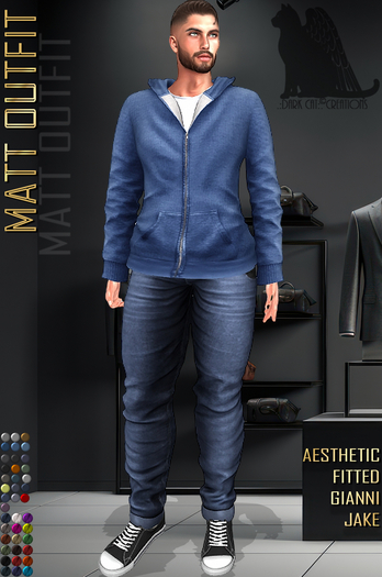 *.:Dark Cat:.*Men* MATT OUTFIT