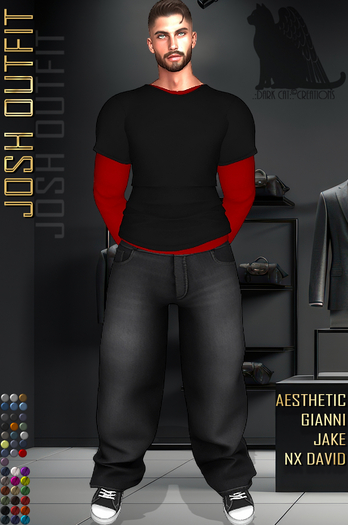 *.:Dark Cat:.*Men* JOSH OUTFIT