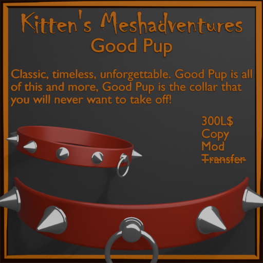 >KM< Kitten's Meshadventures - Good Pup