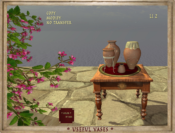 Useful ancient vases decor