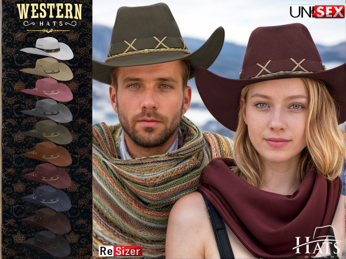 [HW] THE WESTERN COWBOYS HATS