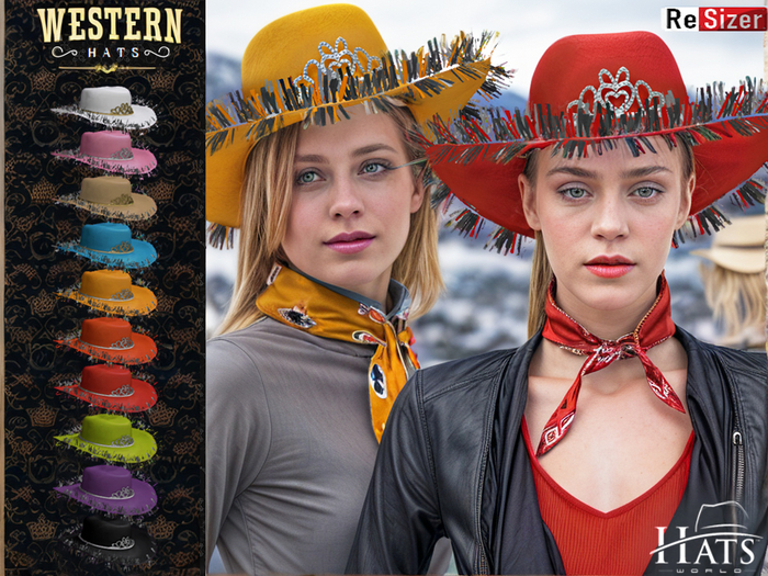 [HW] THE PREMIUM COWGIRL STYLISH HATS