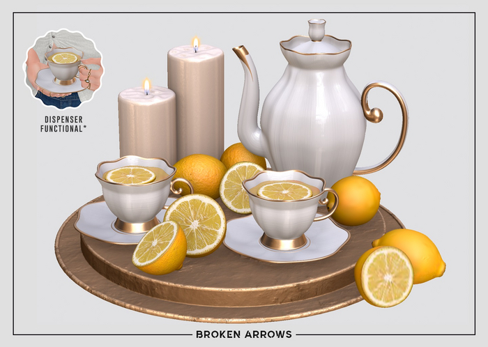 BROKEN ARROWS - Evening Tea - Lemons - Golden 
