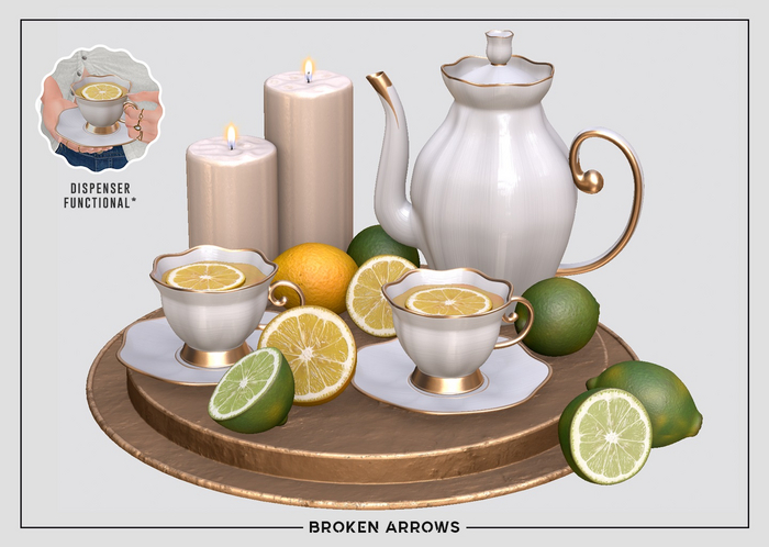 BROKEN ARROWS - Evening Tea - Lemon & Lime - Golden 