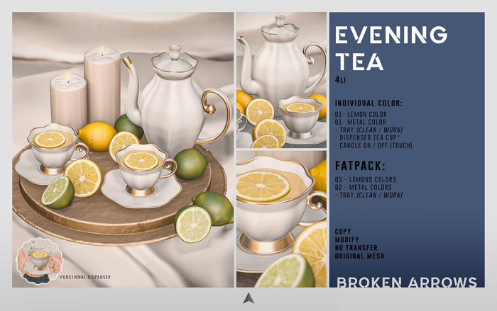 BROKEN ARROWS - Evening Tea - FATPACK 