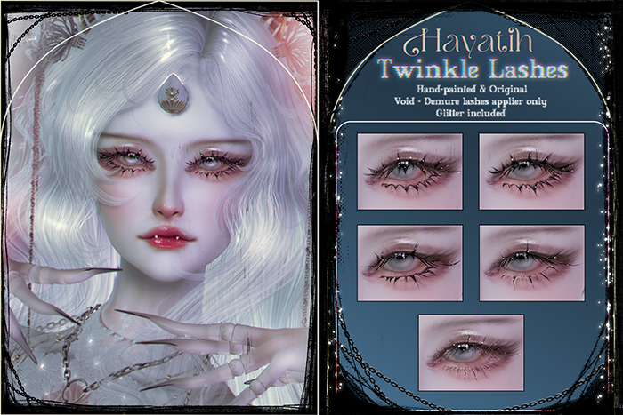 Hayatih: Twinkle Lashes / Void Demure 
