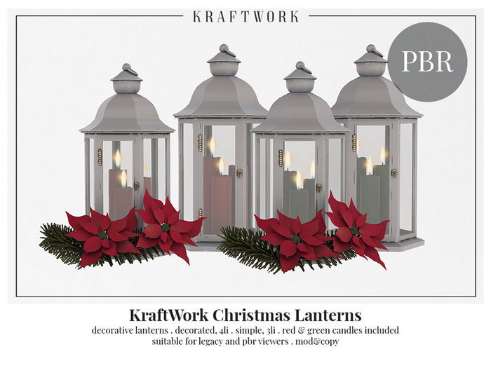 KraftWork Christmas Lanterns (Add Me)