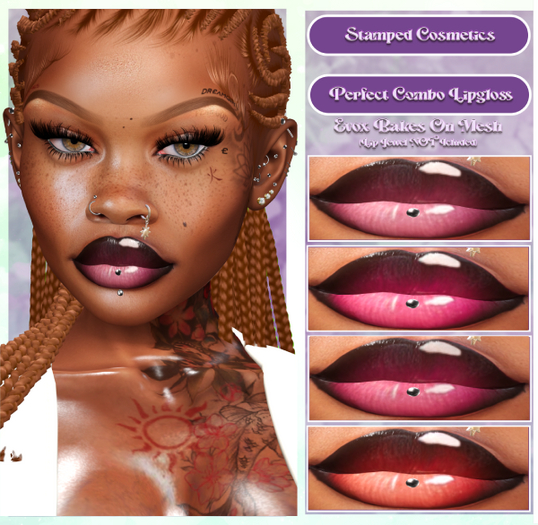 STAMPED COSMETICS PERFECT COMBO GLOSS (EVOX BOM) [ADD]