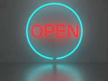 Open 7 neon sign Full Permission