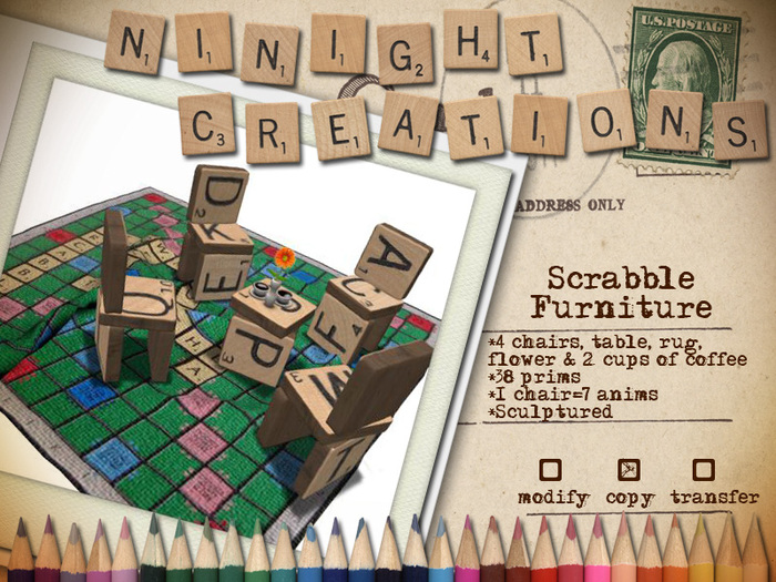 NN Scrabble Furniture