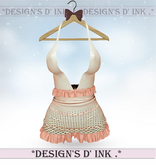 Olivia Dress - Peack Puff Pastel