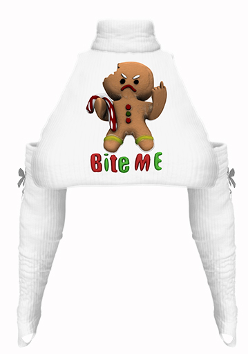*CK* Gingerbread top WHITE