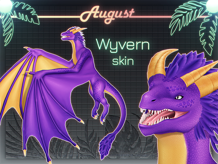 [• AUGUST •] - Wyvern BoM MOD (violet yellow)