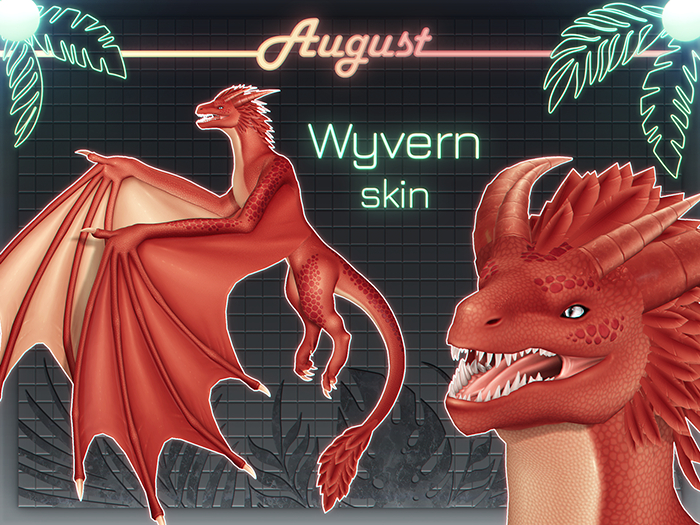 [• AUGUST •] - Wyvern BoM MOD (red yellow)