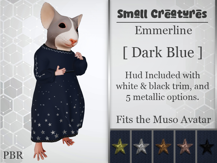 Small Creatures - Emmerline Muso - Dark Blue