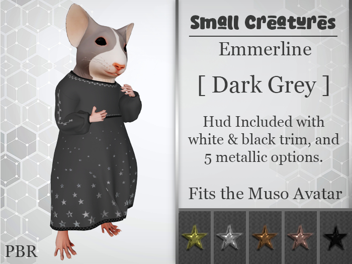 Small Creatures - Emmerline Muso - Dark Grey