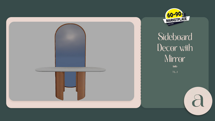 Ambice ~ Bronze Base Sideboard 