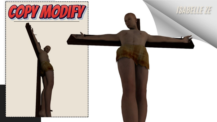Man on a Cross - Mesh (Copy & Modify)