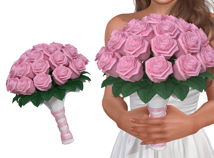 Rose Bouquet - Pink (Transferable Gift)