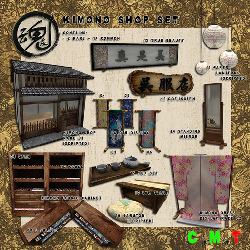 [Soul Mates] Kimono Shop Copy/Mod Fatpack