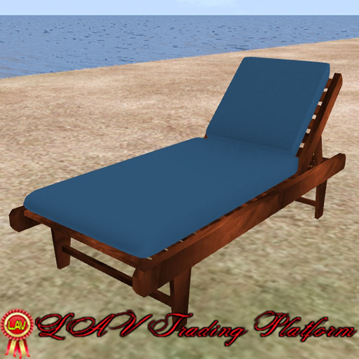 Beach chaise longue