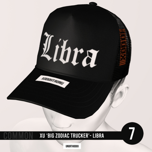 'Big Zodiac' Trucker Hat Libra COMMON