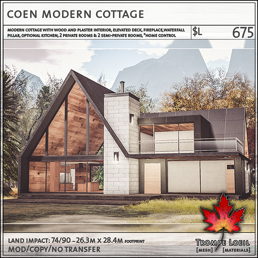 Trompe Loeil - Coen Modern Cottage [mesh]