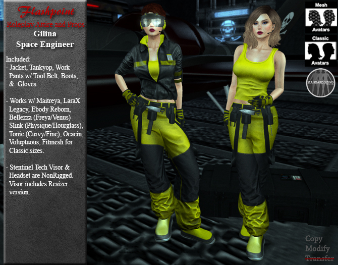 Gilina Space Engineer - Yellow