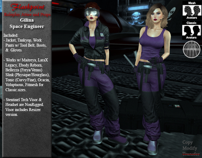 Gilina Space Engineer - Purple