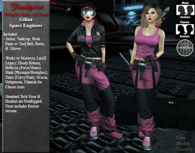 Gilina Space Engineer - Pink