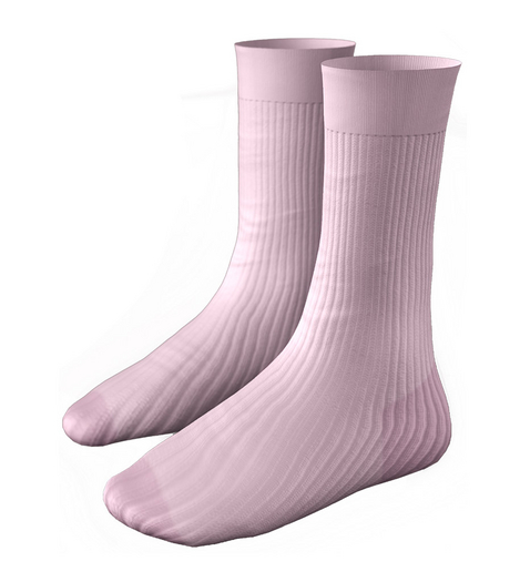 SOJOUR - Flat cotton socks - pink