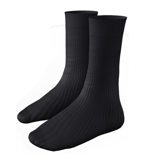 SOJOUR - Flat cotton socks - crow
