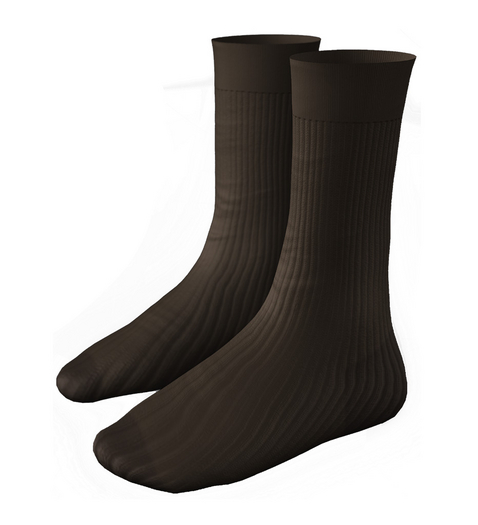 SOJOUR - Flat cotton socks - brown