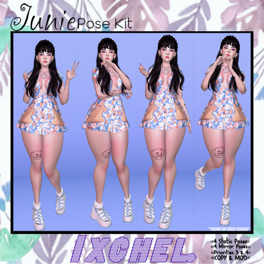 IXCHEL. - Junie Pose Kit